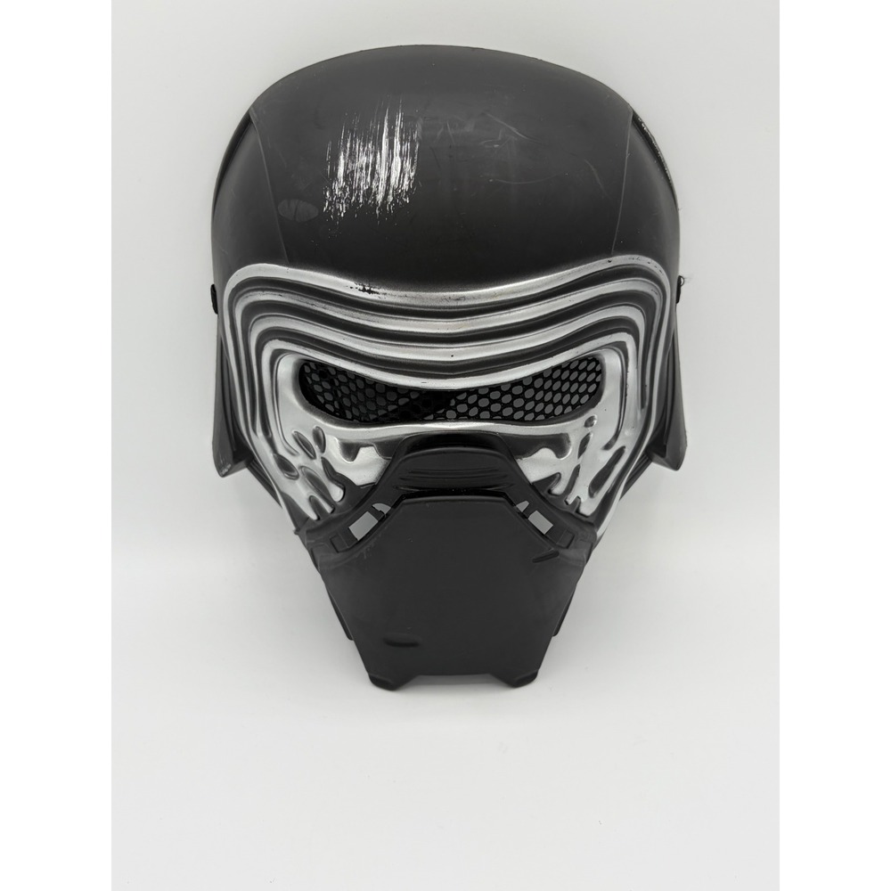 Star Wars Kylo Ren Mask Rubies Costume Black Silver Plastic Cosplay Half Mask